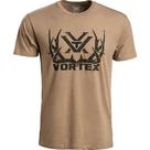 Camiseta Vortex Full Tine de manga curta para homens Coyote Heather