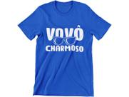 Camiseta Vovô Presente Dia Dos Pais Avô Azul Royal
