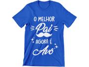 Camiseta Vovô Presente Dia Dos Pais Avô Azul Royal