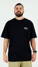 Camiseta wats box refletivo - preto
