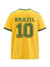 Camiseta WDIRARA masculina de futebol brasileiro de manga curta Camiseta WDIRARA masculina de futebol brasileiro de manga curta