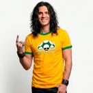 Camiseta We are the Champignons - Gola e Punhos Verdes, Mangas Curtas, Premium