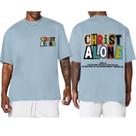 Camiseta Wedsadl Christian Faith para homens CHRIST ALONE Print