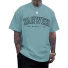 Camiseta Wedsadl Christian Jesus para homens Yahweh Letter Print