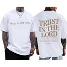 Camiseta Wedsadl Christian Jesus Trust in The Lord for Men