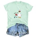 Camiseta Weripoah Silly Goose Nurse para mulheres Aquagreen 2XL