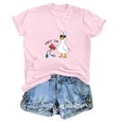 Camiseta Weripoah Silly Goose Nurse para mulheres rosa tamanho M