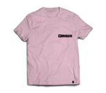 Camiseta Wiser Masculina 100% Algodão Lateral Rosa - Preto
