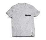 Camiseta Wiser Masculina 98% Algodão 2% Poliéster Lateral Mescla - Prata