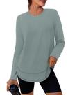 Camiseta XIEERDUO de Manga Longa com Proteção UV Azul M