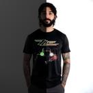 Camiseta ZZ Top Glow Preta Rock Clássico e Estilo Premium Alt Universe Camiseta ZZ Top Glow Preta Rock Clássico e Estilo Premium Alt Universe