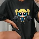 Camisetão Algodão Feminino T-shirt Gym Larga Blusão Academia 100% Algodão Camisetão Algodão Feminino T-shirt Gym Larga Blusão Academia 100% Algodão