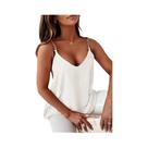 Camisetas Cropped De Verão Para Meninas Adolescentes Com Decote Em V, Soltas E Fluídas, Camisetas Camisetas Cropped De Verão Para Meninas Adolescentes Com Decote Em V, Soltas E Fluídas, Camisetas