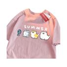 Camisetas De Algodão Com Estampa De Gatos E Cães Fofos Para Homens E Mulheres, Gola Redonda, Ajuste