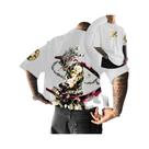 Camisetas De Algodão Masculinas De Verão Com Manga Curta, Estampa Gráfica Do Anime Demon Slayer