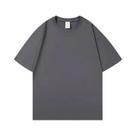 Camisetas De Algodão Oversized Unissex Em Marrom, Moda Casual Coreana Para Mulheres E Homens, Top