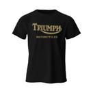 Camisetas De Algodão Soltas Para O Verão Masculinas Triumph Motocicletas Tops Estilosos Para Casais