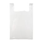 Camisetas de plástico e sacolas de compras SSWBasics brancas 18x8x30cm 500