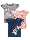 Camisetas e blusas Simple Joys da Carter's Girls 5T (pacote com 3)