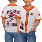 Camisetas Esportivas Infantis Disney Mickey Mouse e Relâmpago McQueen