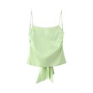 Camisetas Femininas Ajustáveis com Alças Finas E Costas Amarradas, Gola Reta, Sexy E Modernas Camisetas Femininas Ajustáveis com Alças Finas E Costas Amarradas, Gola Reta, Sexy E Modernas