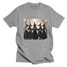 Camisetas Femininas Com Estampa De Bruxa Na Floresta, Gola Redonda, Manga Curta, Soltas, Para Camisetas Femininas Com Estampa De Bruxa Na Floresta, Gola Redonda, Manga Curta, Soltas, Para