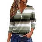 Camisetas femininas COTECRAM com decote em V, moda primavera
