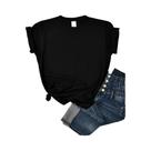 Camisetas Femininas De Verão Em Cores Sólidas, Soltas, Com Decote Redondo E Manga Curta, Camisetas Femininas De Verão Em Cores Sólidas, Soltas, Com Decote Redondo E Manga Curta,