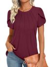 Camisetas femininas de verão Tops Addtoo 2025 de manga curta
