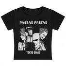 Camisetas Gráficas Y2K Harajuku Estilo Japonês Casual Rock Punk Sem Mangas Para Mulheres