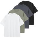 Camisetas grandes KEEPSHOWING de algodão unissex de manga curta