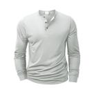 Camisetas Henley Masculinas De Manga Longa Básicas Casuais Com Gola Bandana Confortáveis E Macias Camisetas Henley Masculinas De Manga Longa Básicas Casuais Com Gola Bandana Confortáveis E Macias