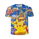 Camisetas Infantis Pokémon Pikachu Verão 2025, Roupas Casuais De Manga Curta Para Meninos E Meninas