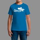 Camisetas Infatil Básica Masculina Casual Gola Redonda Carbon