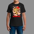 Camisetas Infatil Básica Masculina Moda De Rua Manga Curta Gola Redonda Bushido Sprit