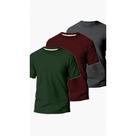 Camisetas Lisa Unissex 100% Algodão Kit 3 Camisas Básicas
