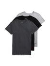 Camisetas masculinas POLO RALPH LAUREN Slim Fit Wicking Crew, pacote com 3