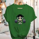 Camisetas Meninas Super Poderosas Manga Curta Blusão