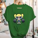 Camisetas Meninas Super Poderosas Manga Curta Blusão