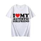 Camisetas para Casais Autistas - Estampa "Eu ❤️" - Modelos para Homens e Mulheres Camisetas para Casais Autistas - Estampa "Eu ❤️" - Modelos para Homens e Mulheres