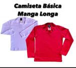 Camisetas para Menino Manga Longa Basica Infantil Juvenil Confortavel