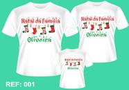 Camisetas personalizadas para o natal em familía