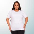 Camisetas Plus Size Feminina G1 Ao G4 Algodão Penteado Premium