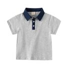 Camisetas Polo De Algodão Para Meninos E Meninas, Camisetas Básicas De Manga Curta Brancas Para