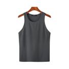 Camisetas Sem Mangas O-neck Em Cor Sólida Para Homens 5XL, Moda Casual De Verão, Roupas De Lazer