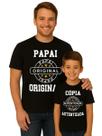 Camisetas Tal Pai Tal Filho Kit 2 Peças Adulto e Infantil