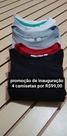 Camisetas varias cores