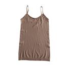 Camisete Básica Alça Fina Bege GG LAF641 - Basic+ Camisete Básica Alça Fina Bege GG LAF641 - Basic+