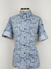 Camisete Estampado AZUL FEMININO 100% ALGODÃO Blufera Jeans FL1581