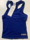 Camisetinha de Malha com Lycra Bebê 02 anos azul
